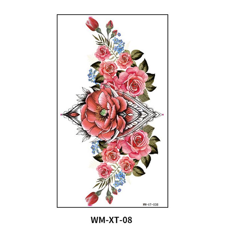 Flower Waterproof Temporary Tattoo Sticker Fake Tattoo Body Art Arm Women