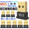 USB-адаптер Bluetooth 5.3 Приемник музыки Адаптер Plug&Play Поддержка Windows 11/10/8.1 Беспроводной адаптер для настольного ПК