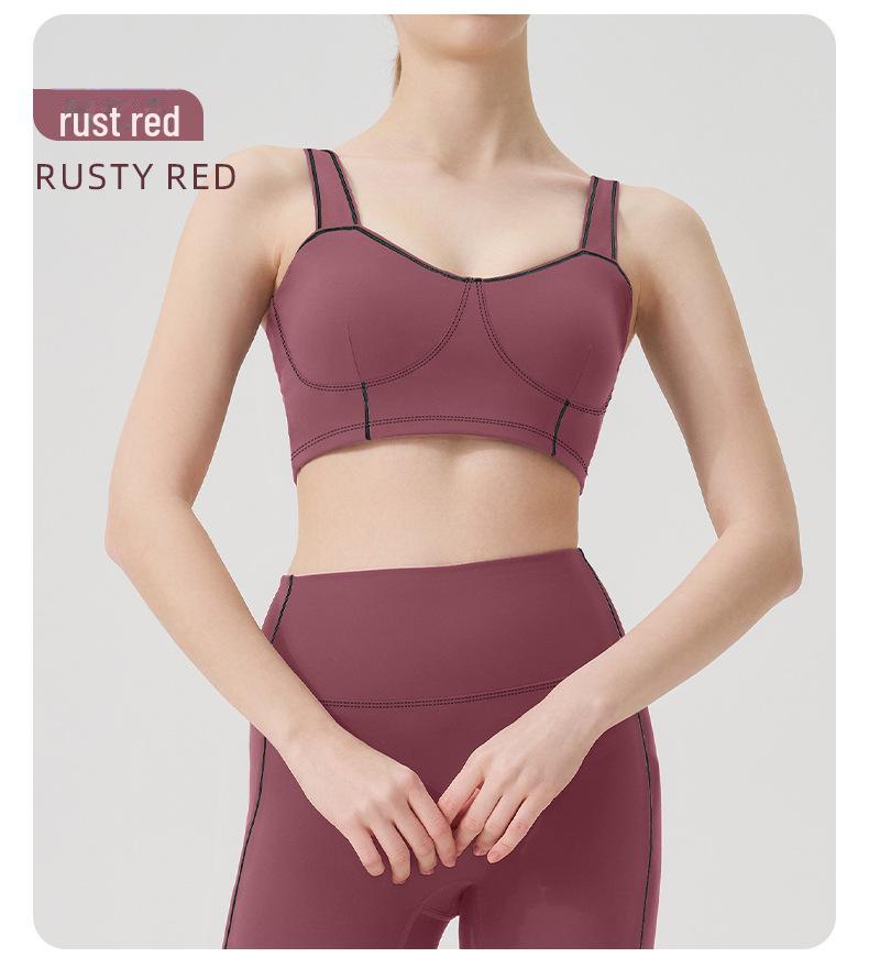 Высокоэффективный женский костюм для йоги и фитнеса: Однотонный, высокоэластичный, облегающий