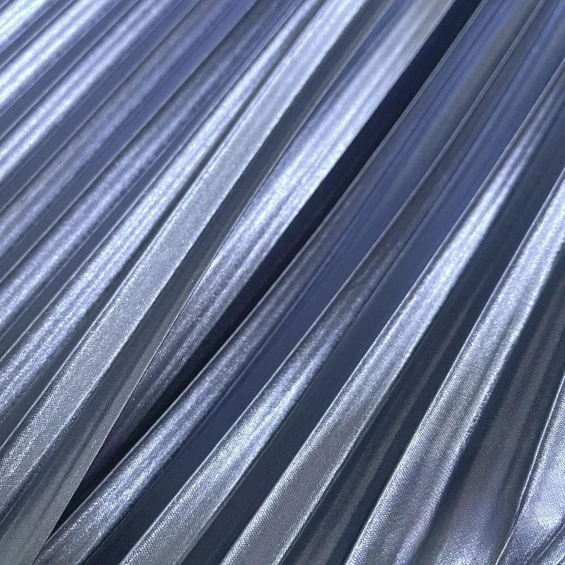 100x150 см плиссированная атласная ткань для рукоделия платье юбка костюм одежда ткань для шитья своими руками мягкая глянцевая гладкая однотонная