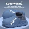 Men's New Style Closed-toe Outdoor Anti-slip Eva Waterproof Cotton Shoes for Home Wear, Also Available As A Couple's Cold-proof Option