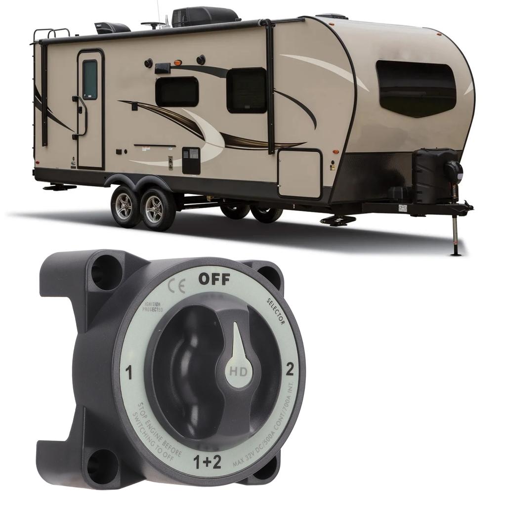 500A морской выключатель аккумулятора, мощный 4-позиционный переключатель аккумулятора для автодома