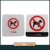 No Pets Allowed Pets Signs Public Place Logo Acrylic Wall Stickers Prohibition Warning Badge Plaque Dog Notice Store