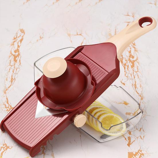 Citrus Slicer Stainless Steel Blade Lemon Orange Cutter Non-Slip Vegetable Mandoline Slicer Kitchen Gadgets