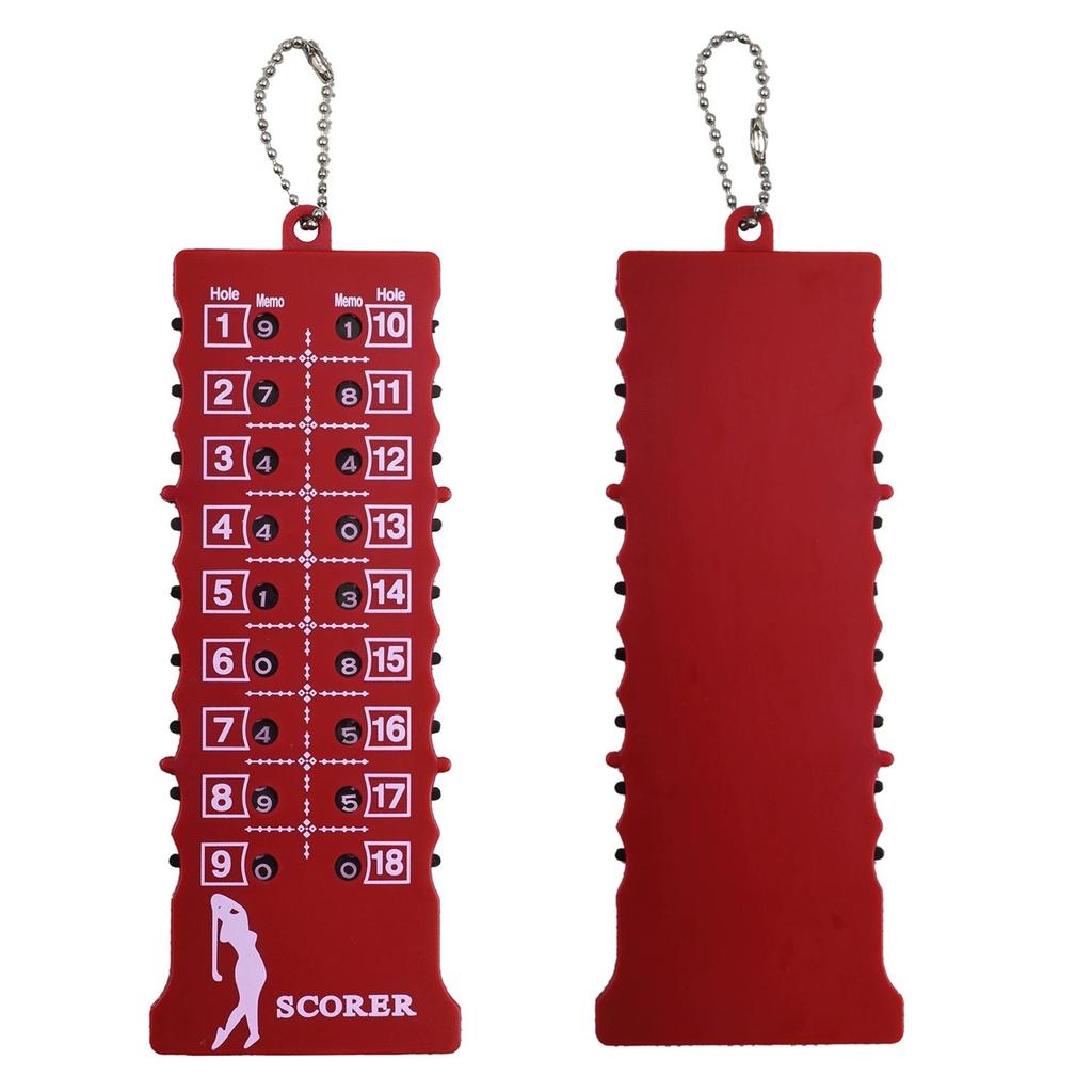 Golf Bar 18-Hole Scoreboard, Compact and Portable Score , Convenient Golf Score  for Players, Practice, and Game Rounds