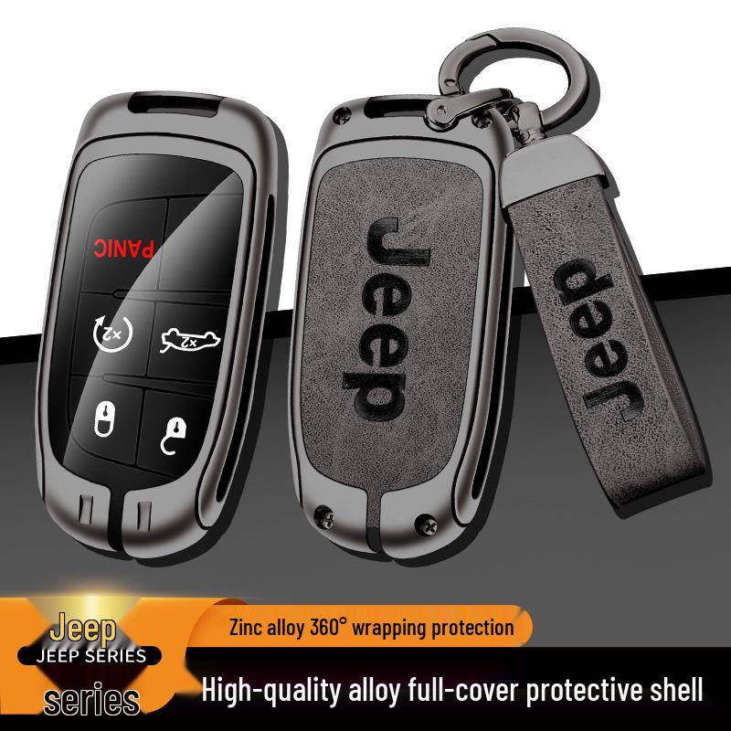 Key Case for Jeep Cherokee, Compass, Grand Cherokee, Renegade, Grand Commander