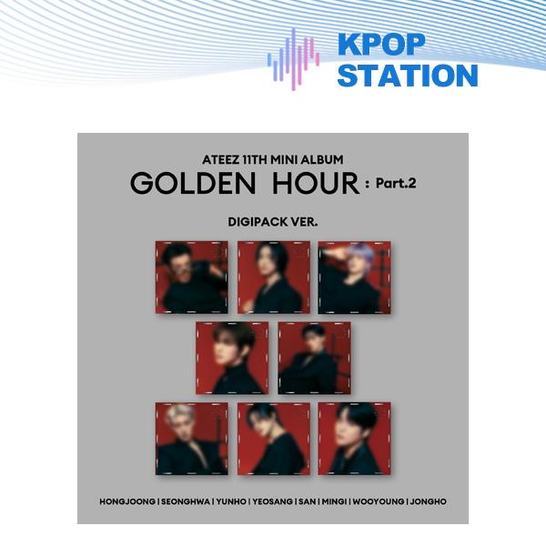 ATEEZ 11th EP [GOLDEN HOUR : Part.2] (DIGIPACK) [Random Version]