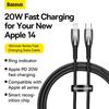 Baseus Glimmer Series Fast Charging Data Cable Type-C To Ip 20W