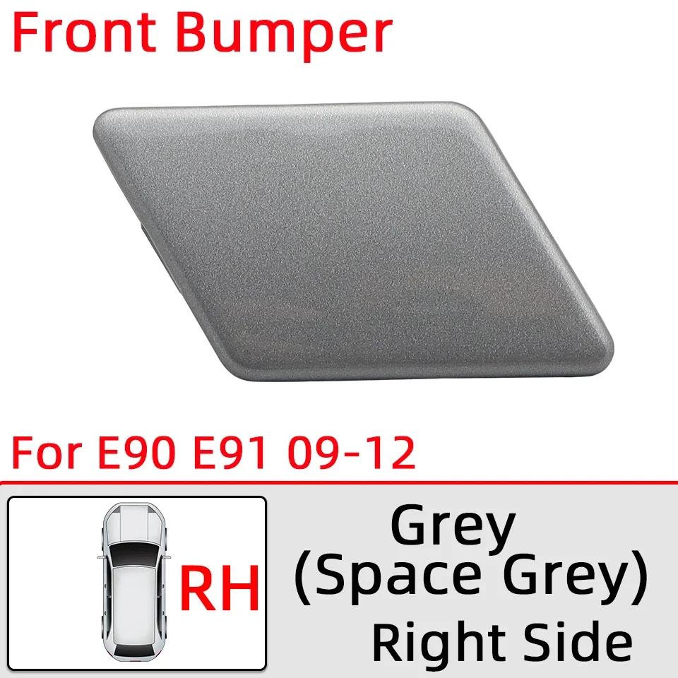 Headlamp Washer Nozzle Cover For BMW 320 325 328 330 335 E90 E91 LCI 2005-2008 2009-2012 Car Headlight Water Spray Lid Painted