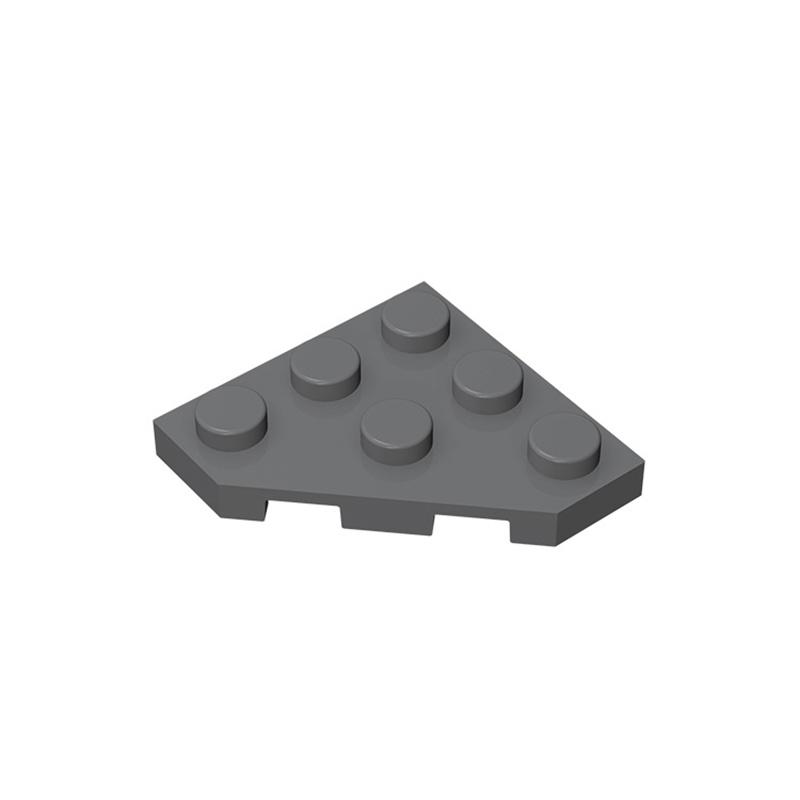 MOC 10 шт. Пластина 3x3 со срезанным углом Строительные блоки Клиновидная пластина Кирпичики Частицы Головоломка Идея DIY Игрушка День рождения Ребенка Детские Подарки
