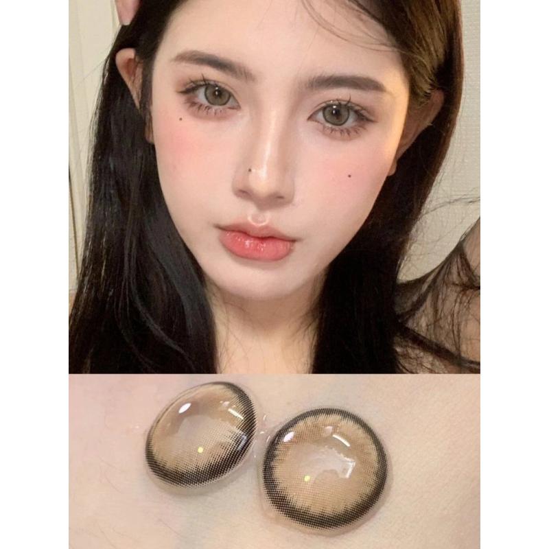 Контактные линзы MillCreek Diamond Sugar Green/Grey/Brown/Blue Степень миопии (0-8.00) 1 год использования Диаметр: 14,5-мм естественная удобная линза