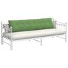 Back Cushion Light Green 200 x 50 cm Cord Fabric
