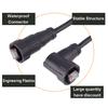 Dual Port Aviation Waterproof Network Switch Coupler Ethernet Cat5e 8P8C 8pin Panel RJ45 Connector Plug Socket Signal Adapter