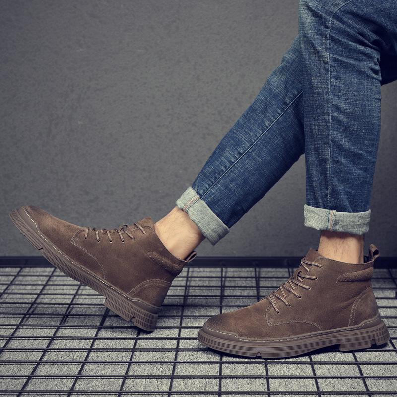 Ботинки Martin мужские высокие ботинки пустыни ботинки челси 15772