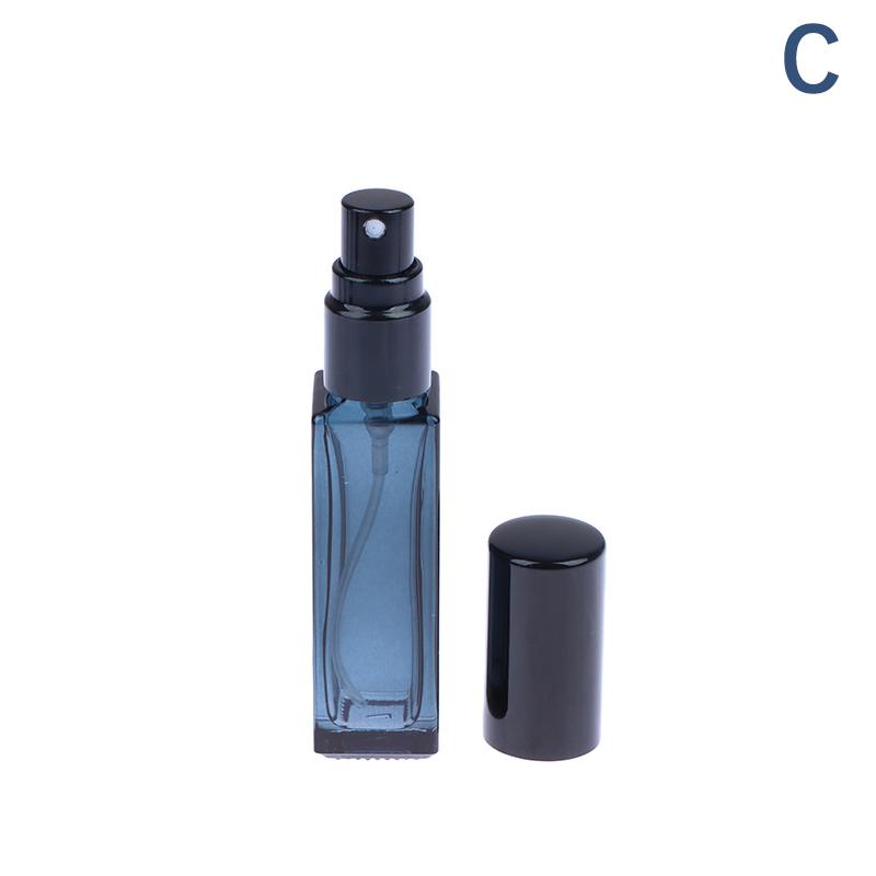 1 Pc Gradient Blue Perfume Bottle 5ml 9ml 20ml Perfume Spray Bottle Empty Glass Atomizer Travel Cosmetic Bottle