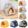 Cotton/Canvas Hamster Warm Nest Hanging Hamster House Cute Pet Sleeping Bed  Winter