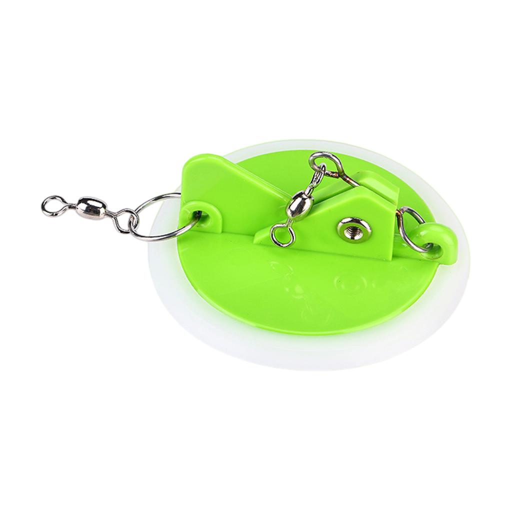 Luminous Trolling Diver Disc Connector with White Bottom Adjustable Stable for Fishing Angling Bass Mandarin Various Fishes
