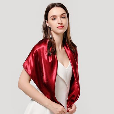 Сплошные цветные шали, женские банданы, платок на голову, 90 см, модный платок, шейные шарфы