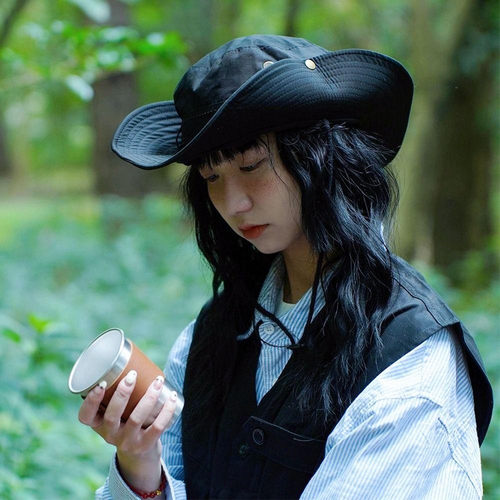 Quick-drying Fishing Cap Anti-UV Sun Hat Fashion Bucket Hat Camping Hiking