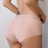TERMEZY 3Pcs/lot Seamless Panties Ice Silk Female Comfort Underwear Women Low-Waist Briefs Large Size Maternity Panty Sexy Lingerie