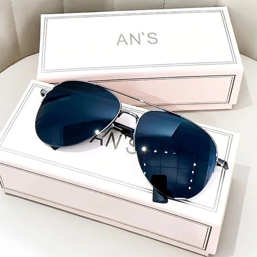 Модные градиентные солнцезащитные очки для мужчин, солнцезащитные очки-пилоты в большой оправе, брендовый дизайн, антибликовые Lunette De Soleil Homme