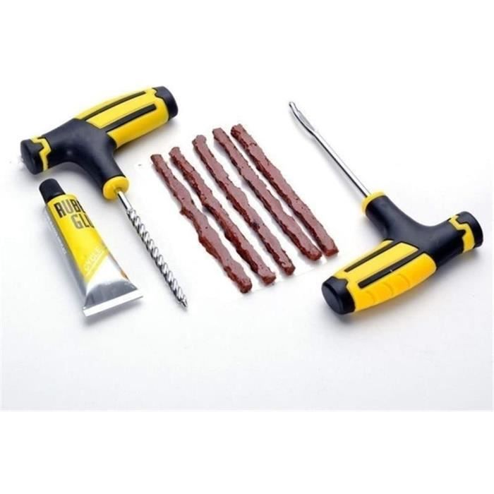 Набор для ремонта шин автомобиля-мотоцикла Пластырь Пластырь бескамерный для ремонта прокола шины Аксессуары для автомобиля-мотоцикла7