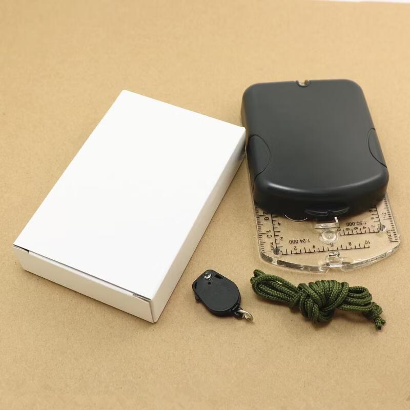 OIMG Magnetic Compass Map Ruler