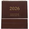 jojofuny Small Desk Calendar: 2025-2026 Desktop Standing Calendar Mini Monthly Planner July 2025 to December 2026 Tabletop for Office School