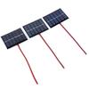 1/2/3 Pcs 0.3W 5V/0.2W 4V Solar Epoxy Panel Polysilicon Board with Wire Mini Solar System Module for Battery Power Charger Solar