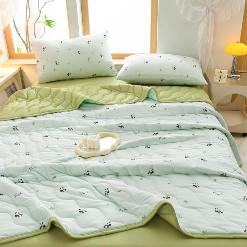 Весенне-летнее тонкое одеяло 150X200 см/180X200 см Мягкое легкое одеяло Студенческое общежитие Прохладное кондиционерное одеяло Стираемое