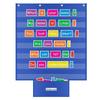 Large Classroom Pocket Chart Educational Daily Schedule Pocket Accessories Standards Pocket Chart