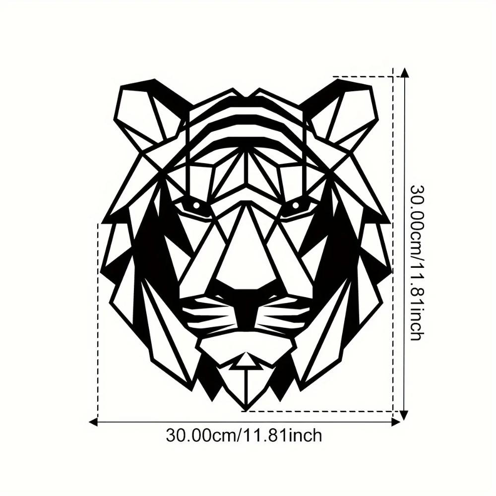 Творческие поделки Tiger Iron для дома и улицы, внутреннее убранство, отличный выбор для гостиной и спальни, наружное настенное украшение