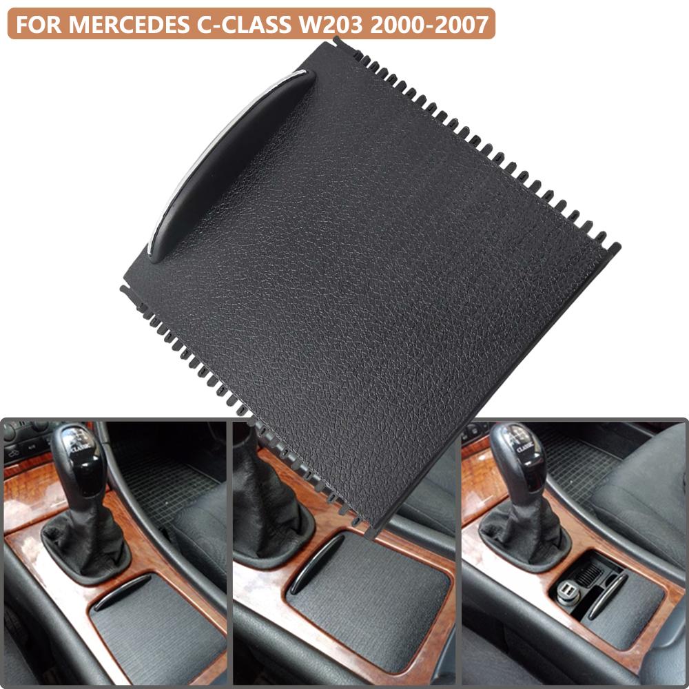 Car Center Console Sliding Shutters Cup Holder Roller Blind Cover For Mercedes-Benz C-Class W203 2000-2007 2036800123