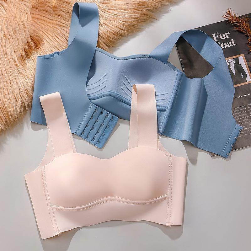 Бесшовное нижнее белье сексуальный бюстгальтер топ женский беспроводной бюстгальтер удобный однотонный бюстгальтер