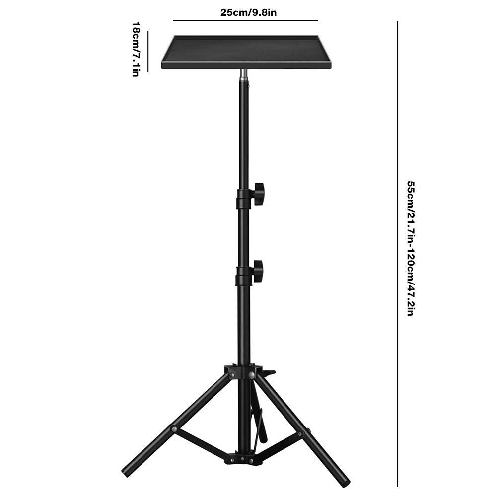 Universal Laptop Projector Tripod Stand Telescopic Rod Standing DJ Equipment Holder Floor Projector Stand for Projector Monitors