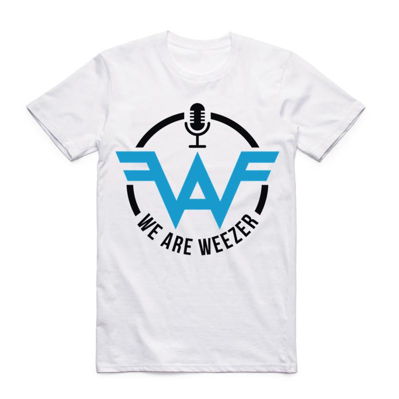 2019 Fashion Weezer Logo Mens Tshirt Letter Printed O-neck T-shirt Summer Cool Short Sleeve Unisex Clothing 3XL