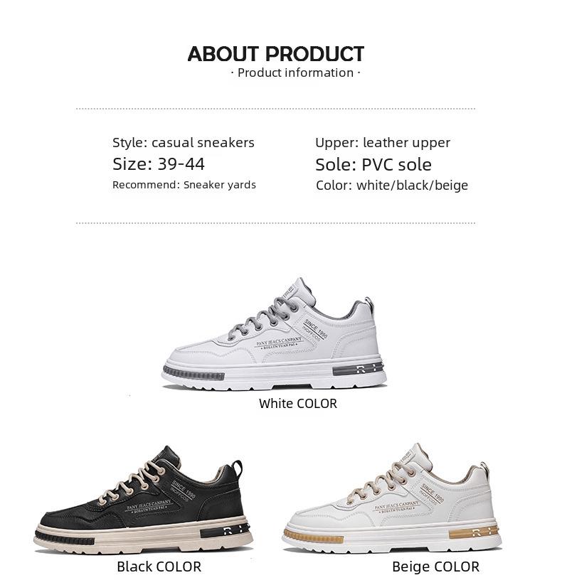 Весна 2023 Мужские кожаные туфли Martin на толстой подошве: Модный, универсальный и повседневный.