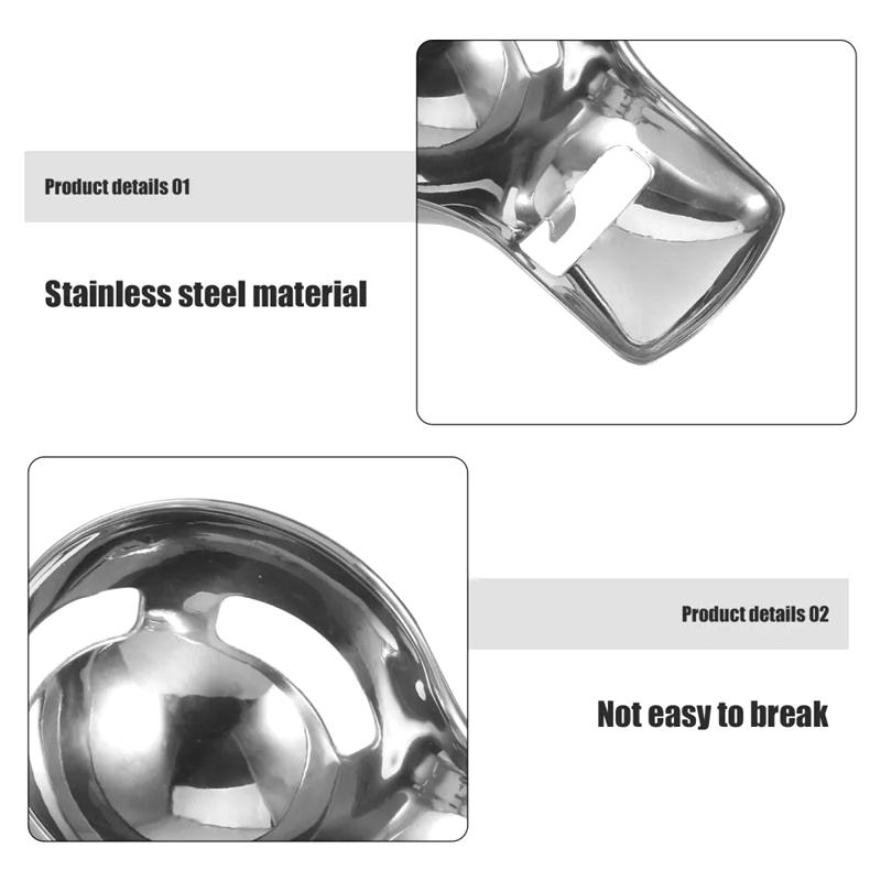 Сепаратор яичного белка, инструменты из нержавеющей стали, фильтр для яичного желтка, гаджеты, кухонные аксессуары, делительная воронка, делитель ложки, посуда