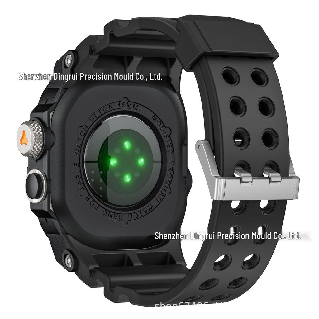 49-миллиметровый металлический силиконовый модный ремешок Frogman для Apple Watch Series 11