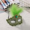 Lace Feather Mask Dazzling Halloween Masquerade Mask Party Dance Mask Alluring For Prom Nights Cosplay Events Christmas