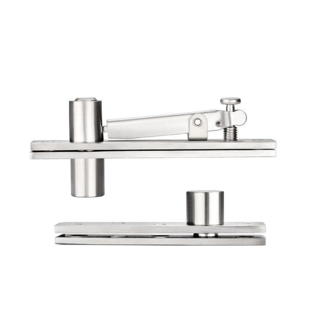 Stainless Steel Invisible Door Hinges Heavy Duty Door Shaft Hidden Axis Closet