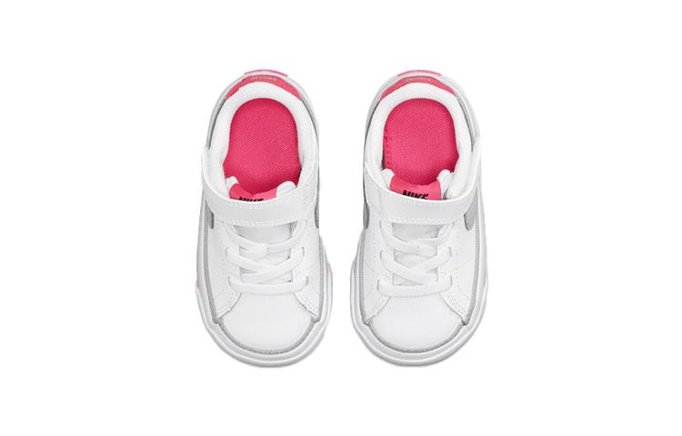 Nike Кроссовки Court Legacy Low для малышей Белые Розовые Младенцы и Малыши DA5382-111