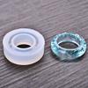 Flexible Transparent Round Shape Mould Epoxy for Resin Craft Silicone Ring Mold Jewelry Making DIY