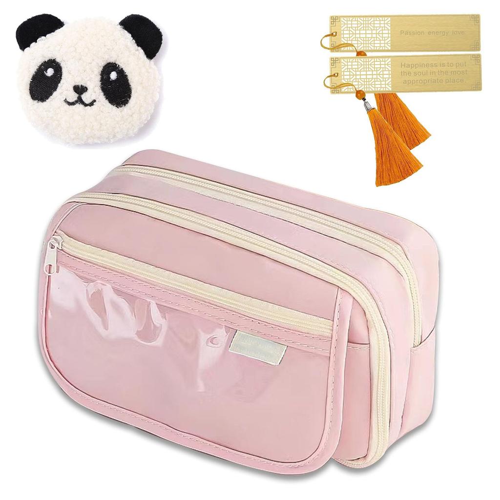 Пенал большой емкости, пенал для хранения с 3 отделениями, пенал большой емкости, пенал-органайзер для мальчика и ребенка