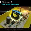 12V 2A Car Motorcycle Battery Charger Full Automatic 3 Stages Lead Acid AGM GEL Intelligent LCD