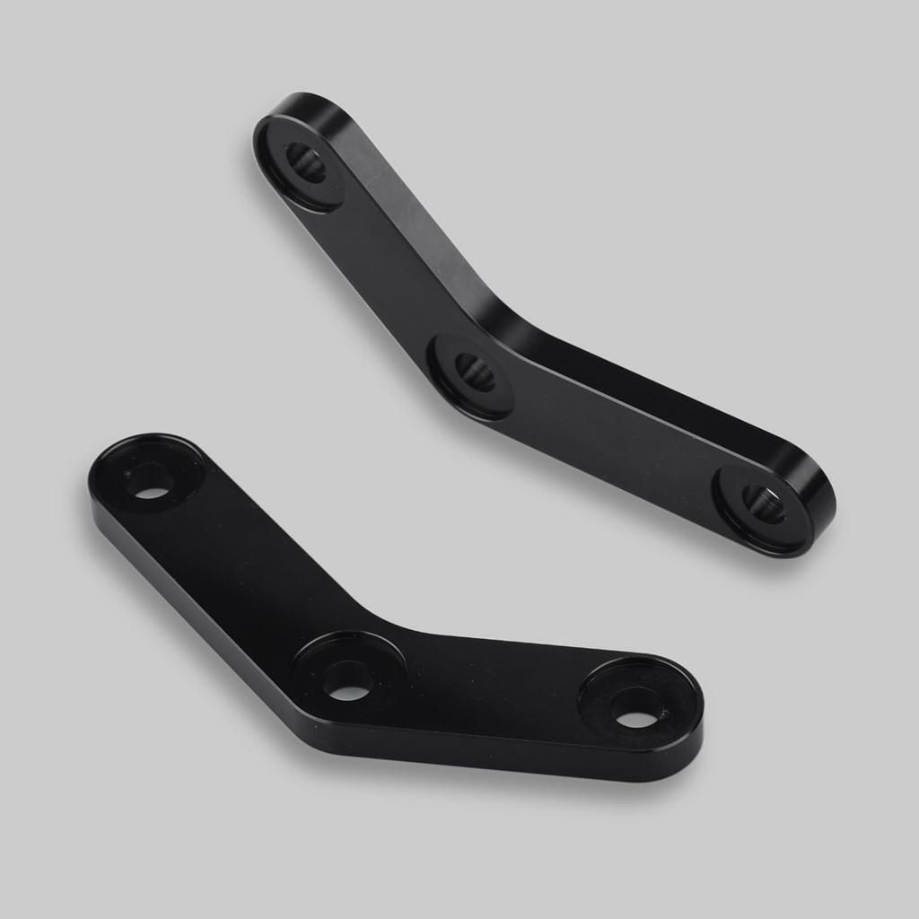 Motorcycle Low Down Kit & Rear Low Down Link Rods for Kawasaki Vulcan S 650 (2016-2025) Improved Footing (Black)