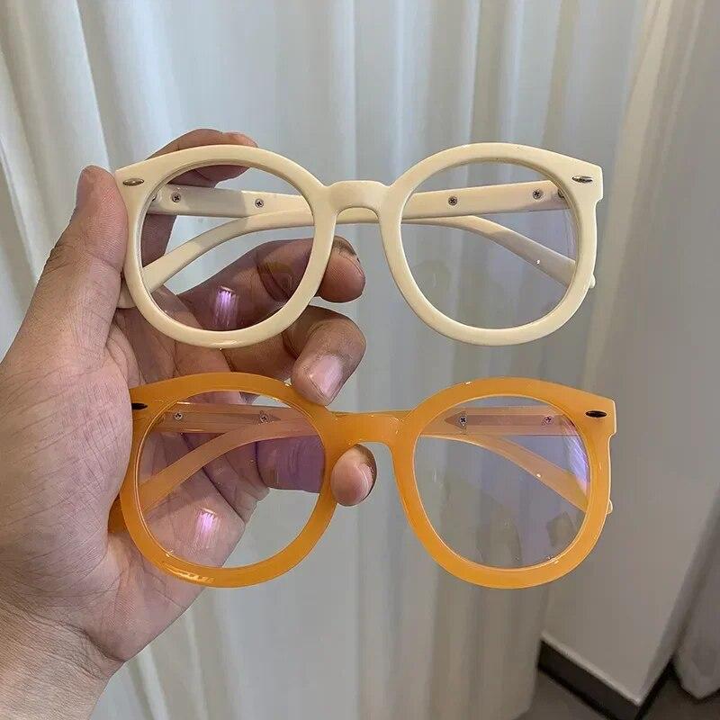 Большие черные очки для близорукости для мужчин и женщин с круглой оправой, очки для близорукости, оптические очки, диоптрии от -0,5 до -6,0