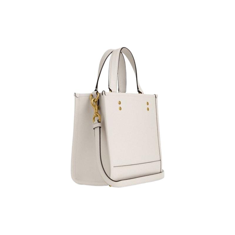 COACH Dempsey Leather Sheet Music Bag, Tote Bag, Shopping Bag, Shoulder Bag, Crossbody Bag, Handbag Small Women's Ecru CM843-B4CAH