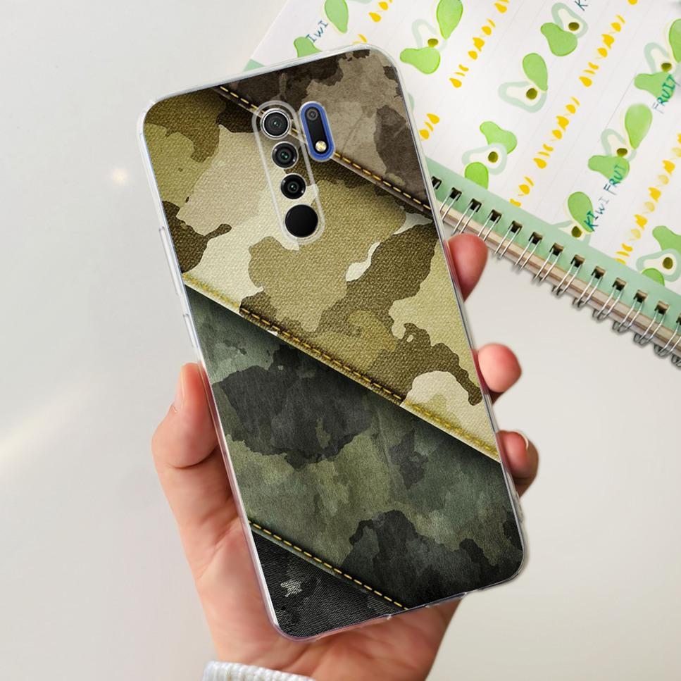 New For Xiaomi Redmi 9 Case Cute Cat Luxury Flower TPU Soft Silicone Clear Cover For Xiaomi Redmi 9 9A 9a 6.53"Bumper Phone Case