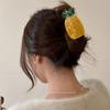 Durian Cartoon  Hair Claw Strawberry Acetic Acid Shark Clip Cute Fruit Hair Grab  Streetwear